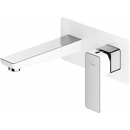 Змішувач для раковини Omnires Parma chrome/white (PM7415CRB) - фото 1