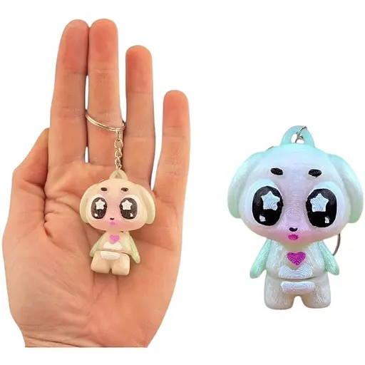 3D Іграшка Собачка, 5 см, рухлива, світиться у темряві