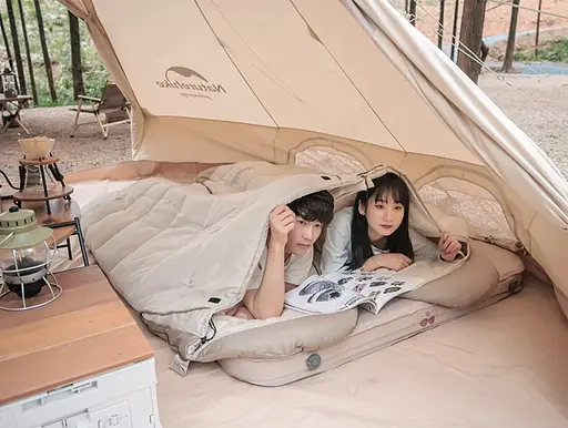 Спальный мешок с капюшоном Naturehike B400 NH21MSD11 бежевый - фото 8