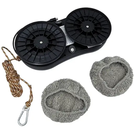 Робот для миття вiкон Grunhelm GRH-RN2-18B круглий 3 режими 50 мл чорний (147804) - фото 13