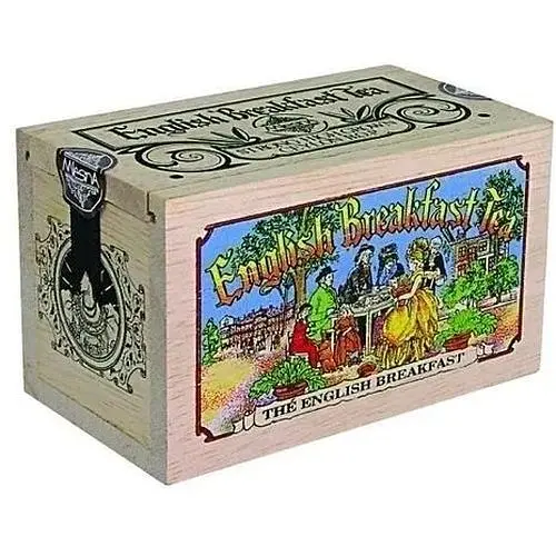 Чай чорний Mlesna Англійський сніданок дерев'яна коробка 100 г - фото 1