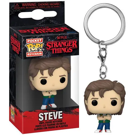 Фигурка-брелок Funko Pop Фанко Поп Очень странные дела Stranger Things Steve Стив 4 см FP ST S 01 - фото 1