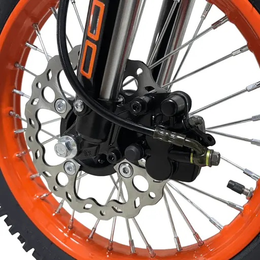 Питбайк Kugoo Wish 01 | Черный | С усиленной рамой и амортизационной вилкой - фото 26