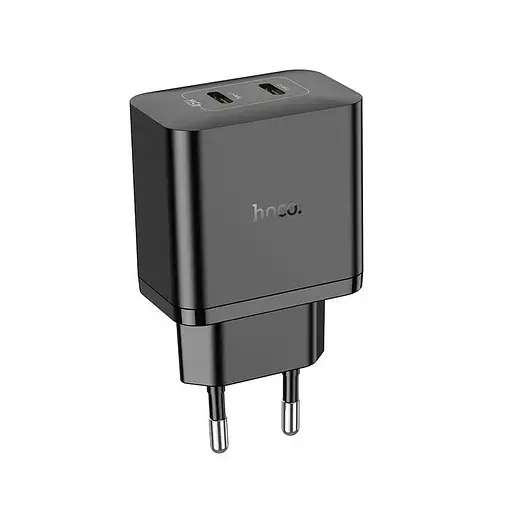Сетевое зарядное устройство Hoco N35 2 выхода Type-C PD 45 W белый - фото 2