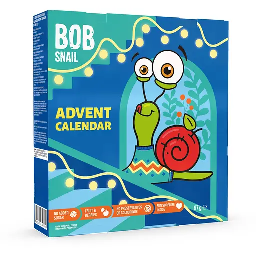 Адвент-календарь с игрушками и наклейками Bob Snail 97 г