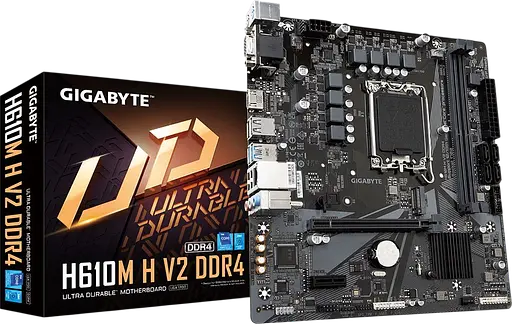 Материнская плата Gigabyte H610M H V2 DDR4 (H610M H V2 DDR4) - фото 1