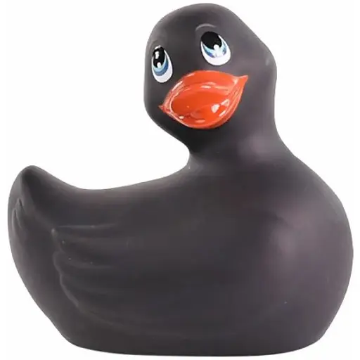 Вібратор для клітора Big Tease Toys I Rub My Duckie Classic 7.6 см чорний