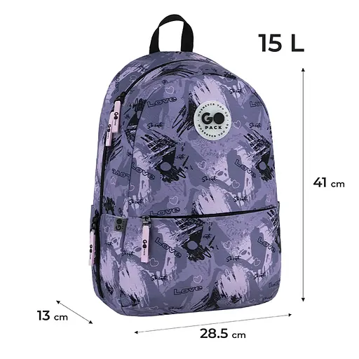 Рюкзак GoPack Education Teens 188M-2 Фиолетовый (GO26-188M-2) - фото 2