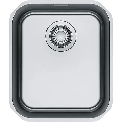 Кухонна мийка Franke Smart, нерж.сталь, прямокутник, без крил, 341х401мм, чаша - 1, монтаж під стільницю, SRX 110-34, нерж полірів.