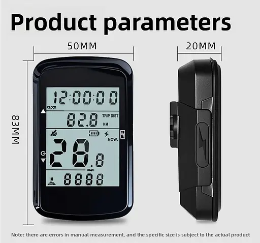 Велокомпьютер аккумуляторный GPS MB-003 LCD-2.4" подсветка экрана (14 функций) - фото 2