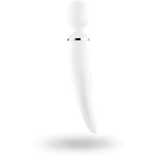 Вібромасажер Satisfyer Wand-er Woman (White/Chrome) - фото 3