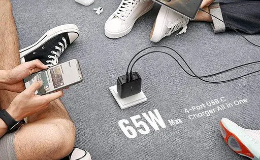 Зарядний пристрій 4 порти Ugreen CD224 65W GaN Charger (70774) - фото 6