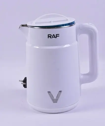 Электрочайник RAF R.7801 из нержавеющей стали дисковый чайник 2,5л 2000 Вт Белый - фото 2
