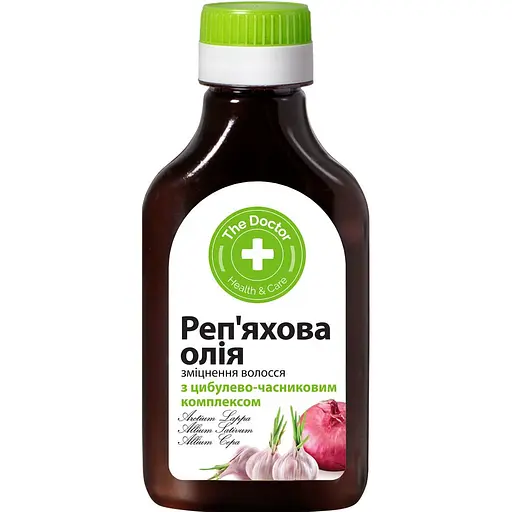Реп'яхова олія Домашний Доктор для зміцнення волосся 100 мл - фото 1