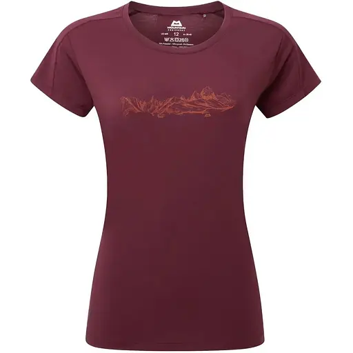 Футболка Mountain Equipment Headpoint Skyline Wmns Tee Raisin XL (1053-ME-007331.1730.16)