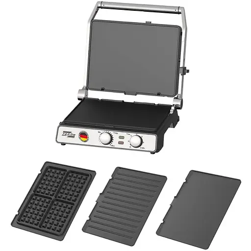 Многофункциональный гриль Zepline ZP-810 3в1 плоская поверхность 3500 Вт - фото 1