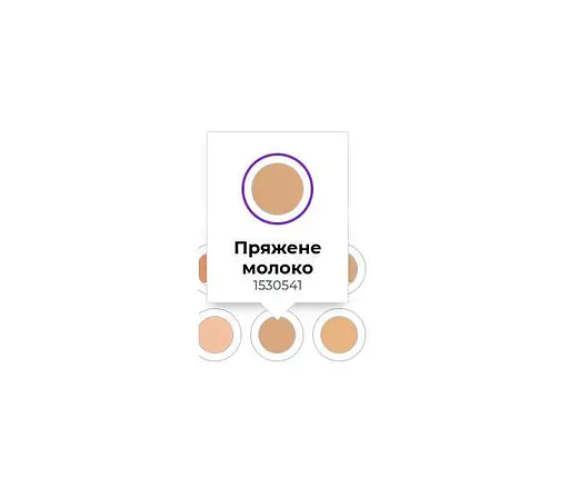 Компактна матуюча крем-пудра для обличчя Avon TRUE 235P Пряженное молоко 9 г - фото 2