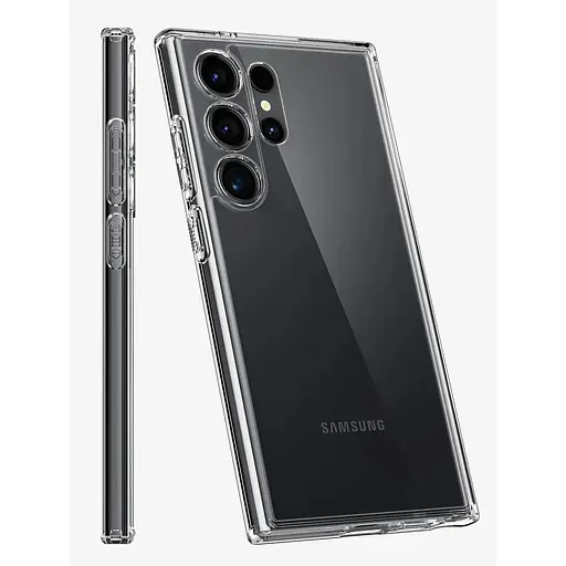 Оригинальный противоударный чехол Spigen Ultra Hybrid для Samsung Galaxy S23 Ultra (6.8") Crystal ACS05646 - фото 10