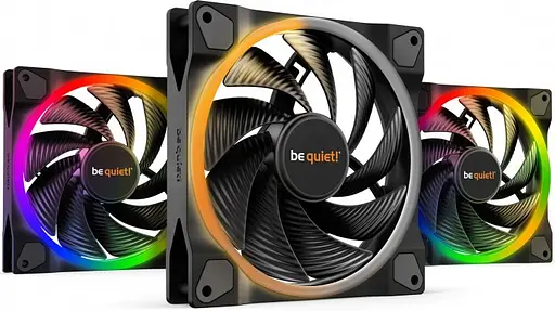 Комплект вентиляторів Be quiet! Light Wings 140mm PWM High-Speed 3 pack (BL079) - фото 1