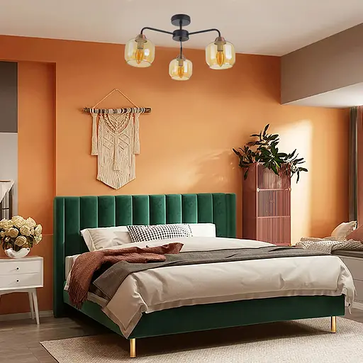 Люстра стельова Brille E27 60W BK (BL-970C/3) - фото 7