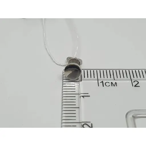 Срібна моносережка пуссета Vegas. 20182/1Р - фото 5