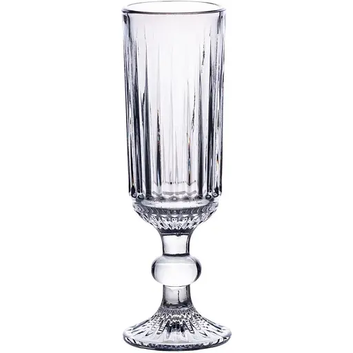 Набор бокалов для шампанского Yiwu 6 шт. по 160 мл, голубой HP-19-67 - фото 3