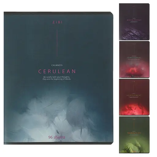 Зошити учнівські 96 аркушів клітинка KIDS LINE INSPIRATION, 10 шт. в упаковці