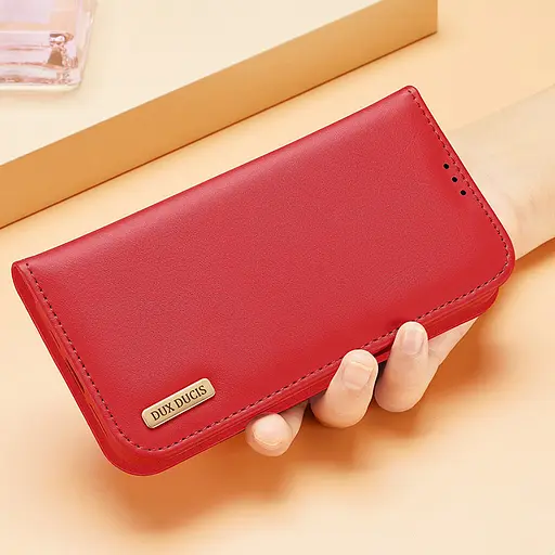 Чохол-книжка Dux Ducis Hivo для Apple iPhone 16, 6.1 Red - фото 4