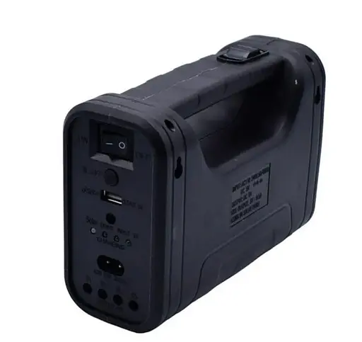 Кемпинговый аккумуляторный фонарь (станция) BL-80172 + солнечная панель + 3 лампы + Power Bank (4 режима) - фото 5