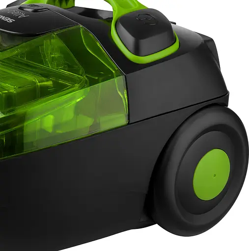 Пылесос контейнерный Sencor Allegro 890 Вт НЕРА черно-зеленый - фото 8