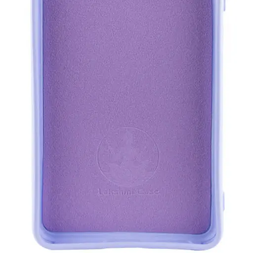 Чохол Silicone Cover Lakshmi Full Camera (AA) для Motorola Moto G75 5G Бузковий / Dasheen - фото 3