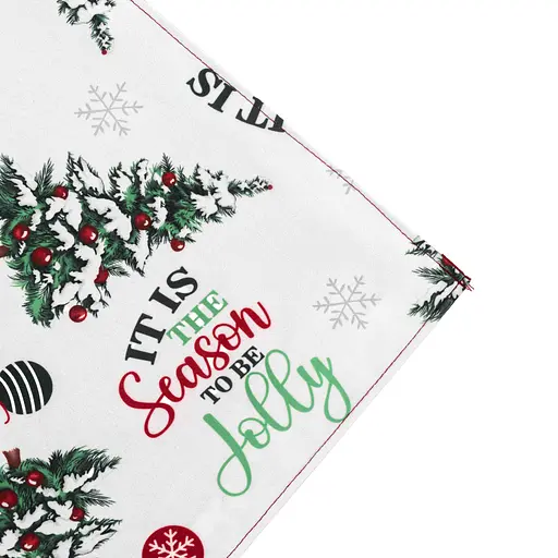 Раннер Ardesto Christmas Tree 33х137см, 100% полиэстер, зеленый (ART01HCT) - фото 4