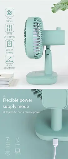 Вентилятор Yase YS2911 зеленый - фото 5