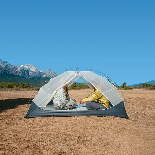 Намет двомісний легкий Naturehike Mongar CNK2550WS016 15D Сірий - фото 6