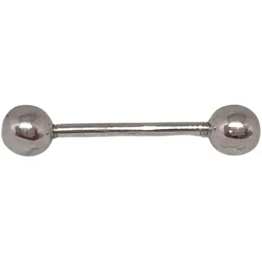 Срібна сережка для пірсингу Umax універсальна. 7036U