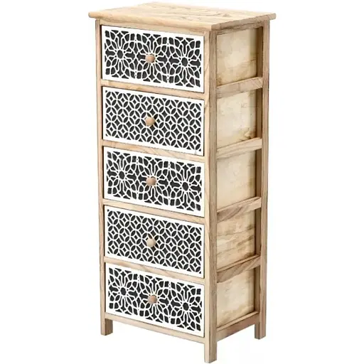 Комод деревянный Chomik Alice на 5 ящиков