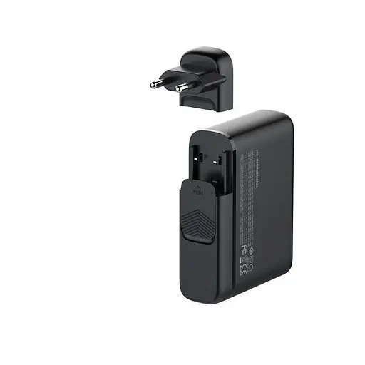 Адаптер питания сетевое зарядное устройство LDNIO A6140C 140W LED display GAN - фото 3