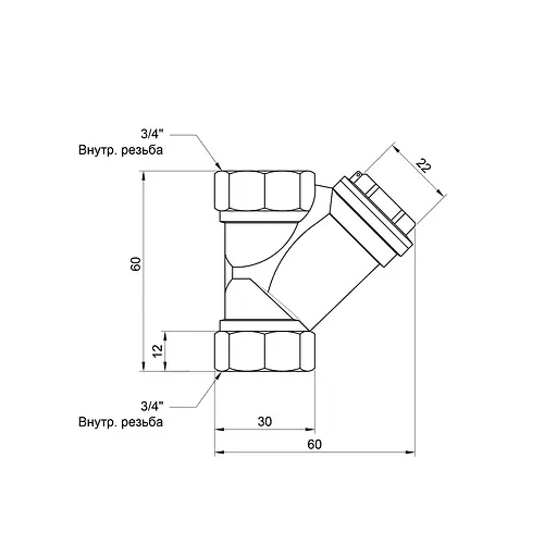 Фільтр SD Plus 3/4" SD124W20 - фото 2