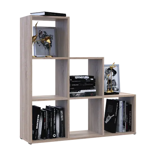 Стеллаж Doros Степь 3х3 Дуб сонома открытый 102.6х28.8х106.1 (41516160) - фото 5