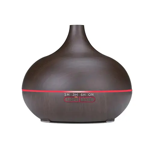 Зволожувач повітря Aroma Diffuser 115-021 з підсвіткою Чорний