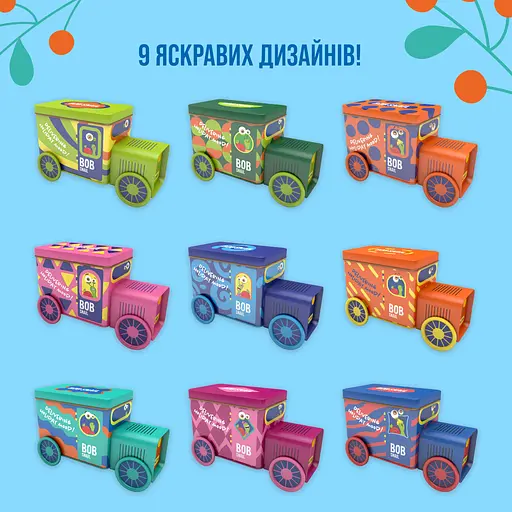 Набір продукції 5 Різдвяний бокс Фруктовий Старт з іграшкою та стікером Bob Snail - фото 4