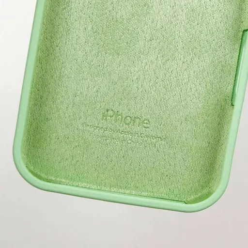 Чехол Epik Silicone Case Full Protective AA для Apple iPhone 16, 6.1 Зеленый/Pistachio - фото 8