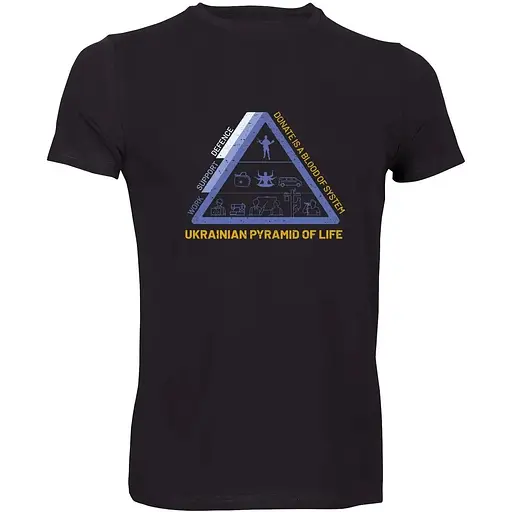 Футболка Fram Ukrainian pyramid of life XL Чорна (1044-id_7138)