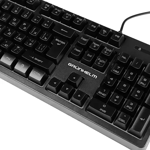 Клавіатура комп'ютерна Grunhelm KB-610WD дротова ігрова (126945) - фото 6