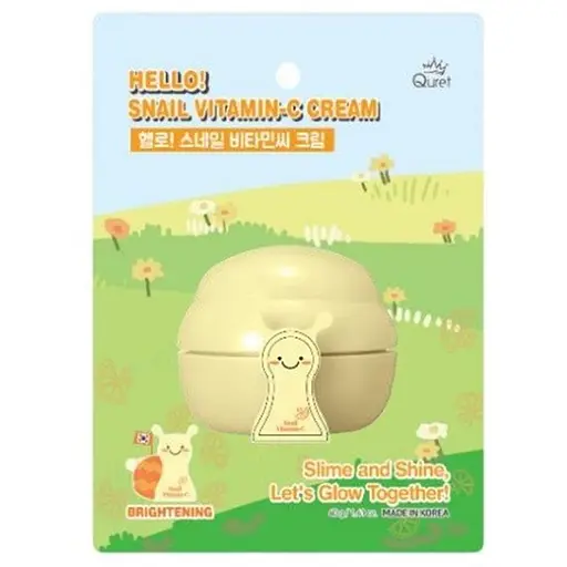 Крем для лица Quret Hello Snail с витаминами 40 г - фото 1