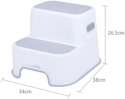 Ступени для ребенка в ванную FreeOn White-Grey - фото 5