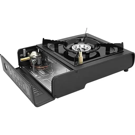 Портативная газовая плита Voltronic MAX-664 под газовые баллоны бутан и пропан-бутан (MAX-66) [150245] - фото 2