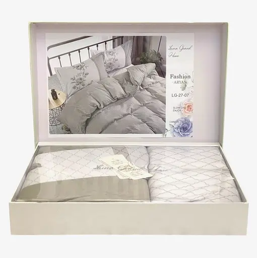 Постельное белье Laura Grand 27-07 - евро комплект 2 наволочки 50x70 см - фото 2