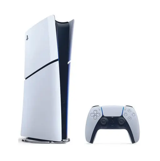 Консоль Sony PlayStation 5 Slim Digital Edition + Геймпад беспроводной DualSense White + гарантия б/у