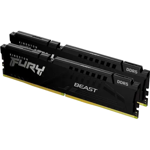 Оперативная память Kingston Fury 64GB (2x32GB) DDR5 6400MHz Beast Black (KF564C32BBK2-64)